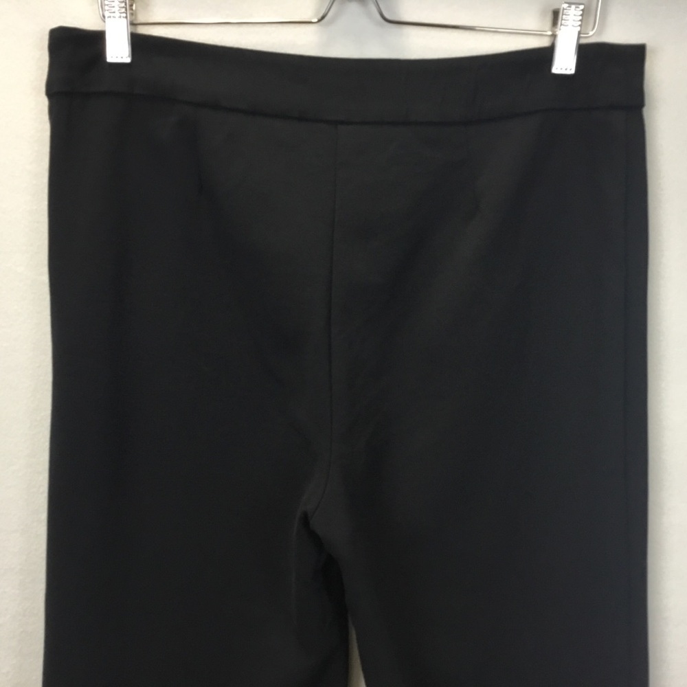 Reformation Tanya Knit Pants Flare Leg Cropped Stretch Size L Minimalist Chic - Picture 4 of 9